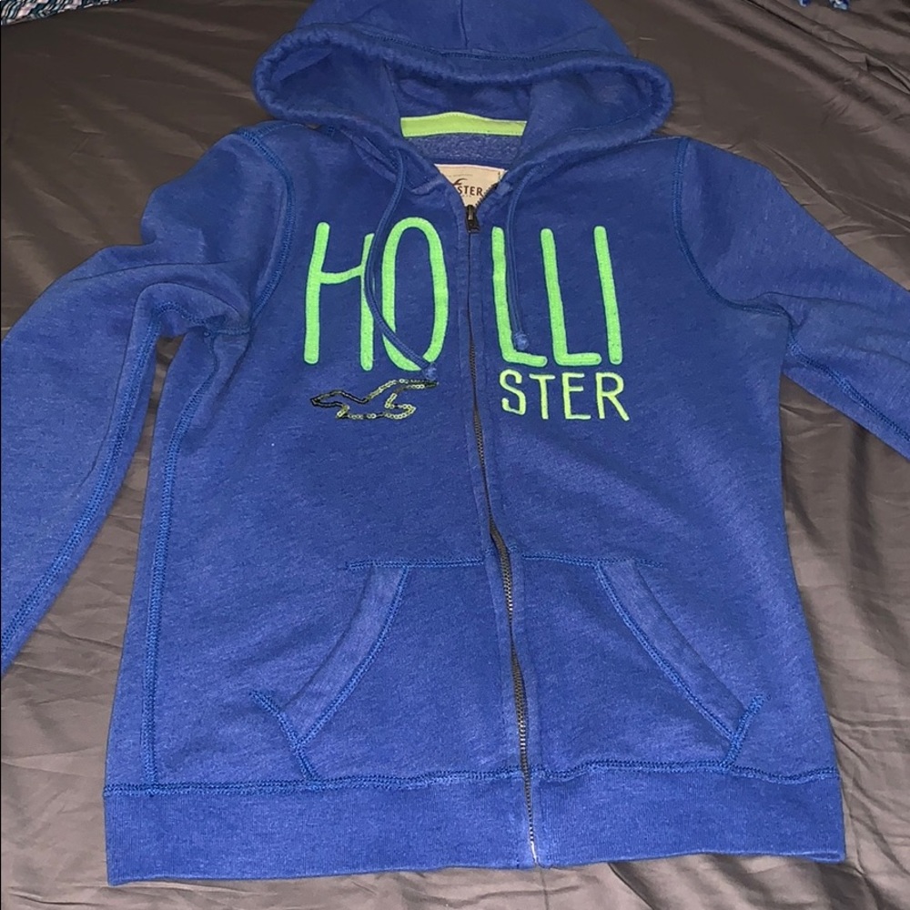 Blue Hollister sweater